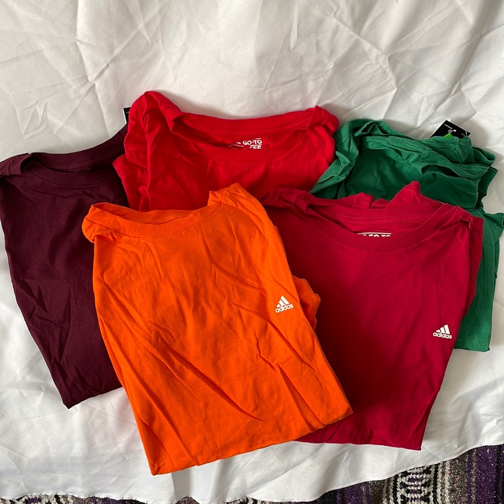 Lot of 5 Adidas tees